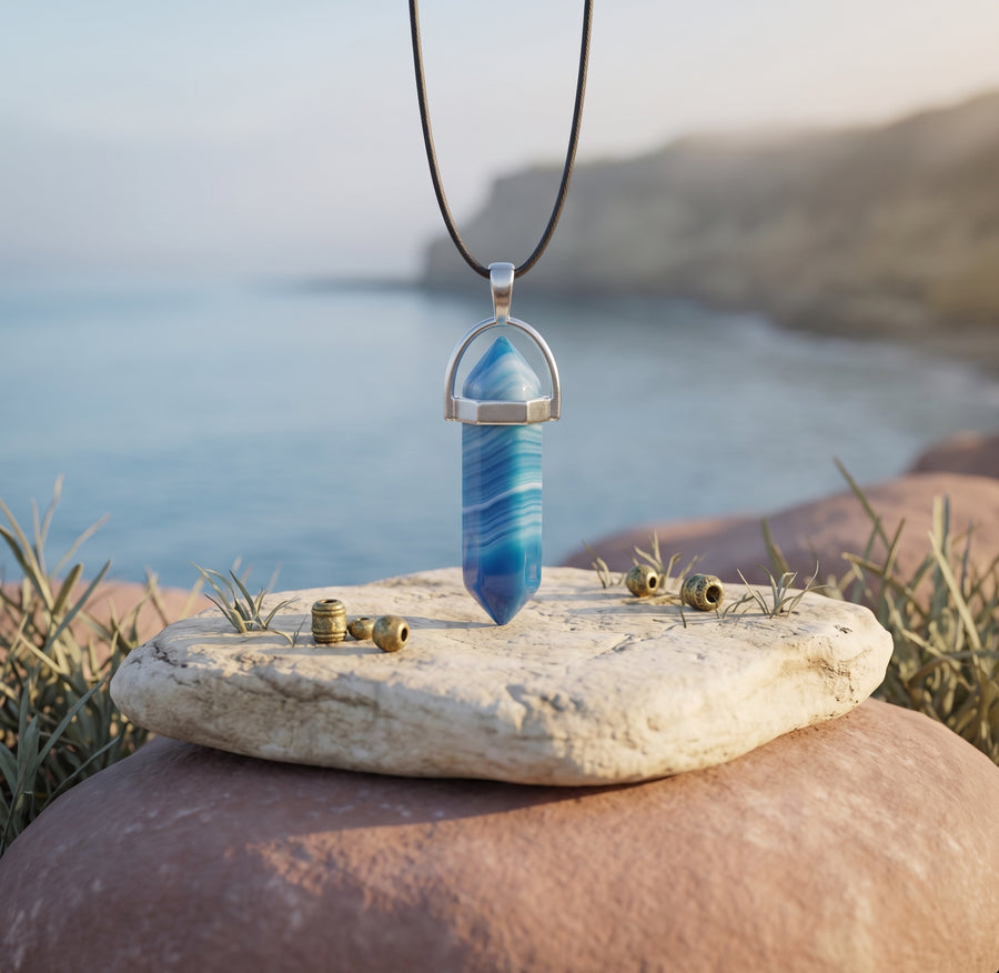 WEARRAIZ Blue Agate